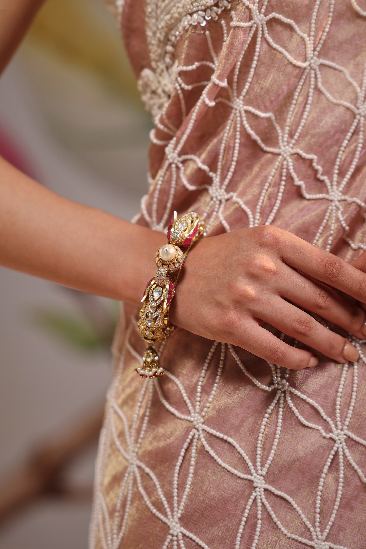 Mayur Carved Kada 