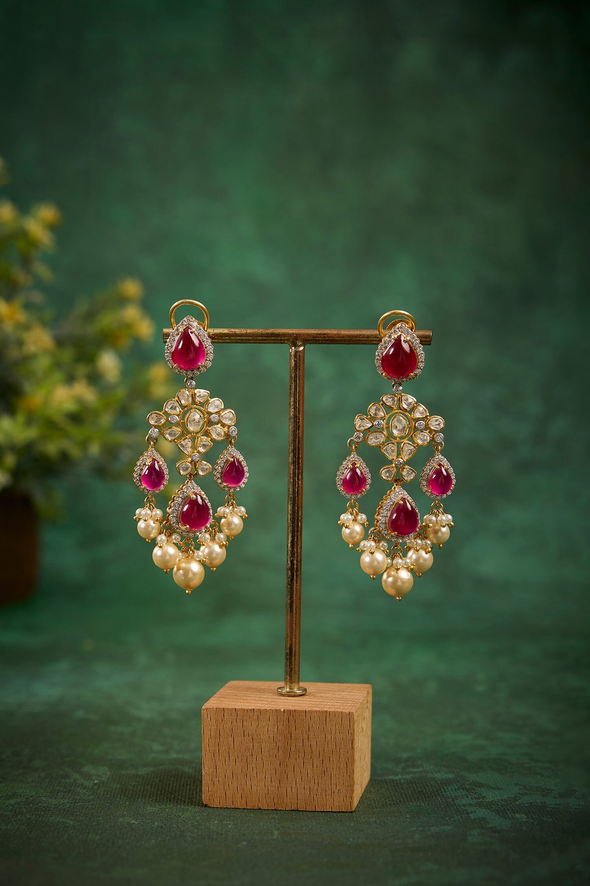 Tanvi Stone Studded Earrings 