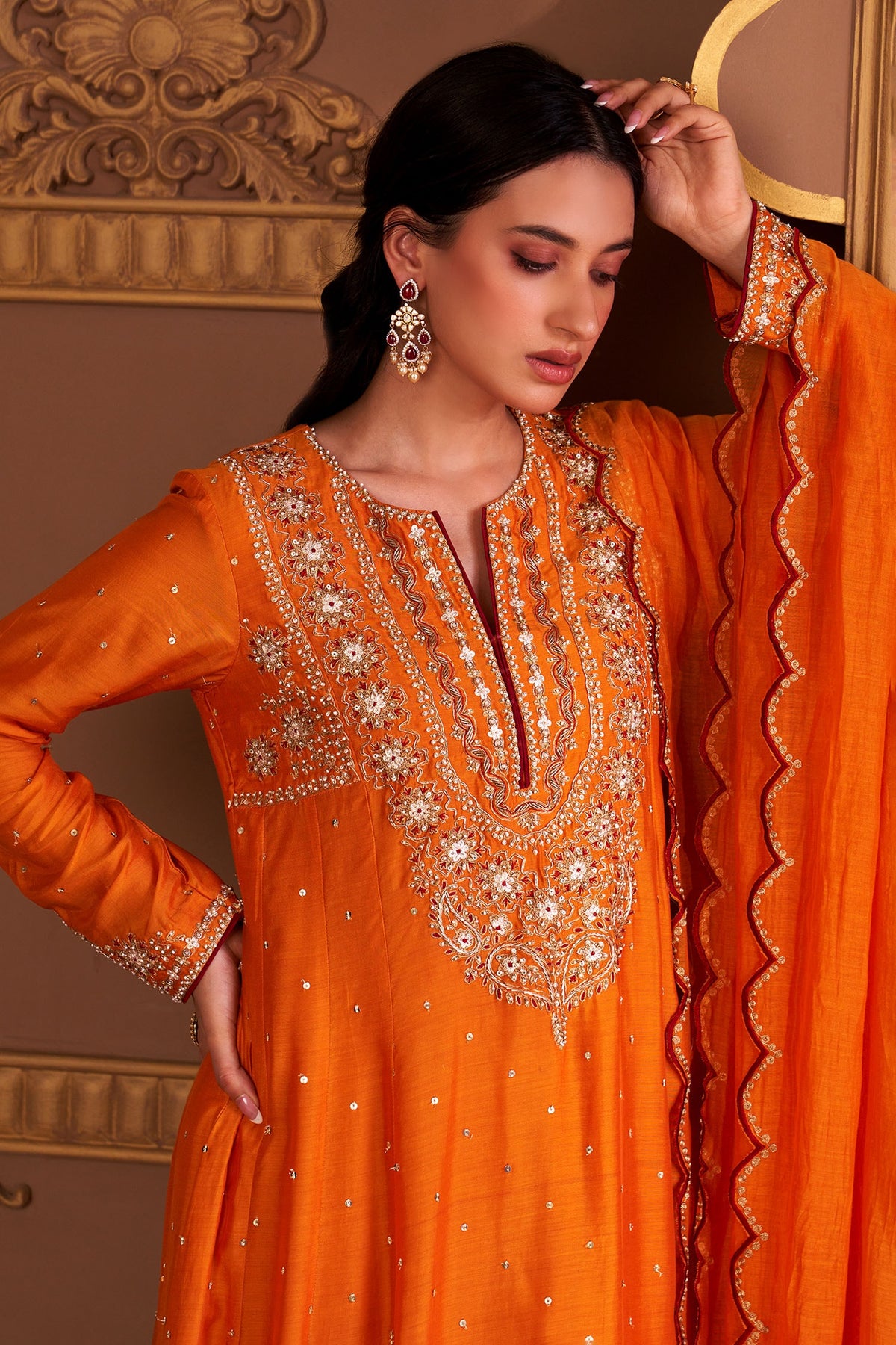 Tanvi Stone Studded Earrings 