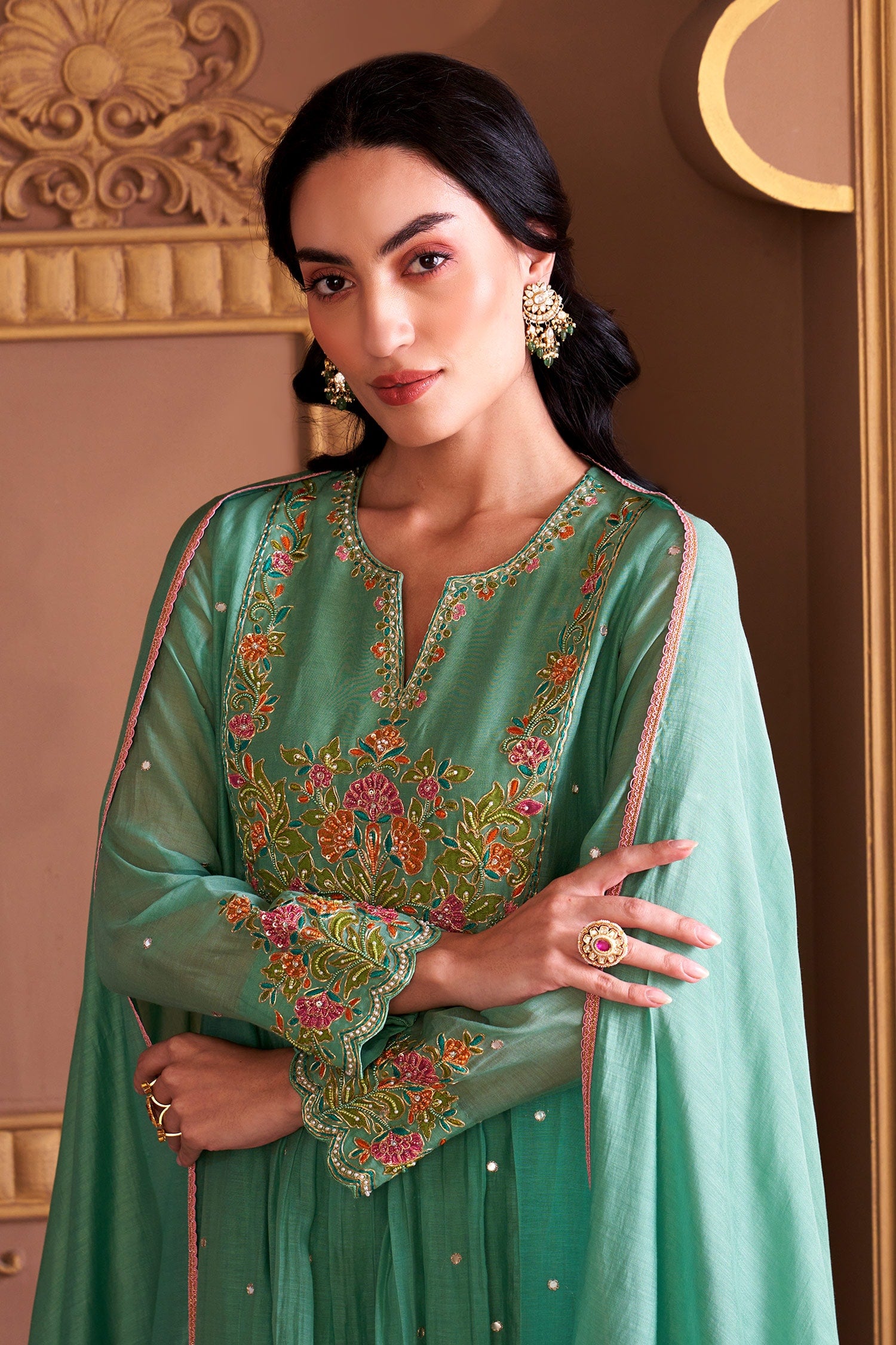 Shahnaz Polki Chandbalis 