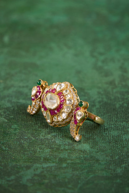 Ambika Polki Ring 