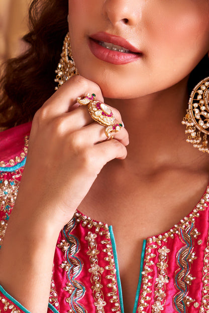 Ambika Polki Ring 