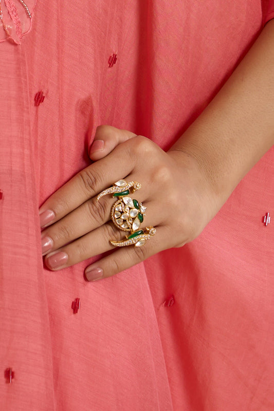 Rashi Polki Ring 