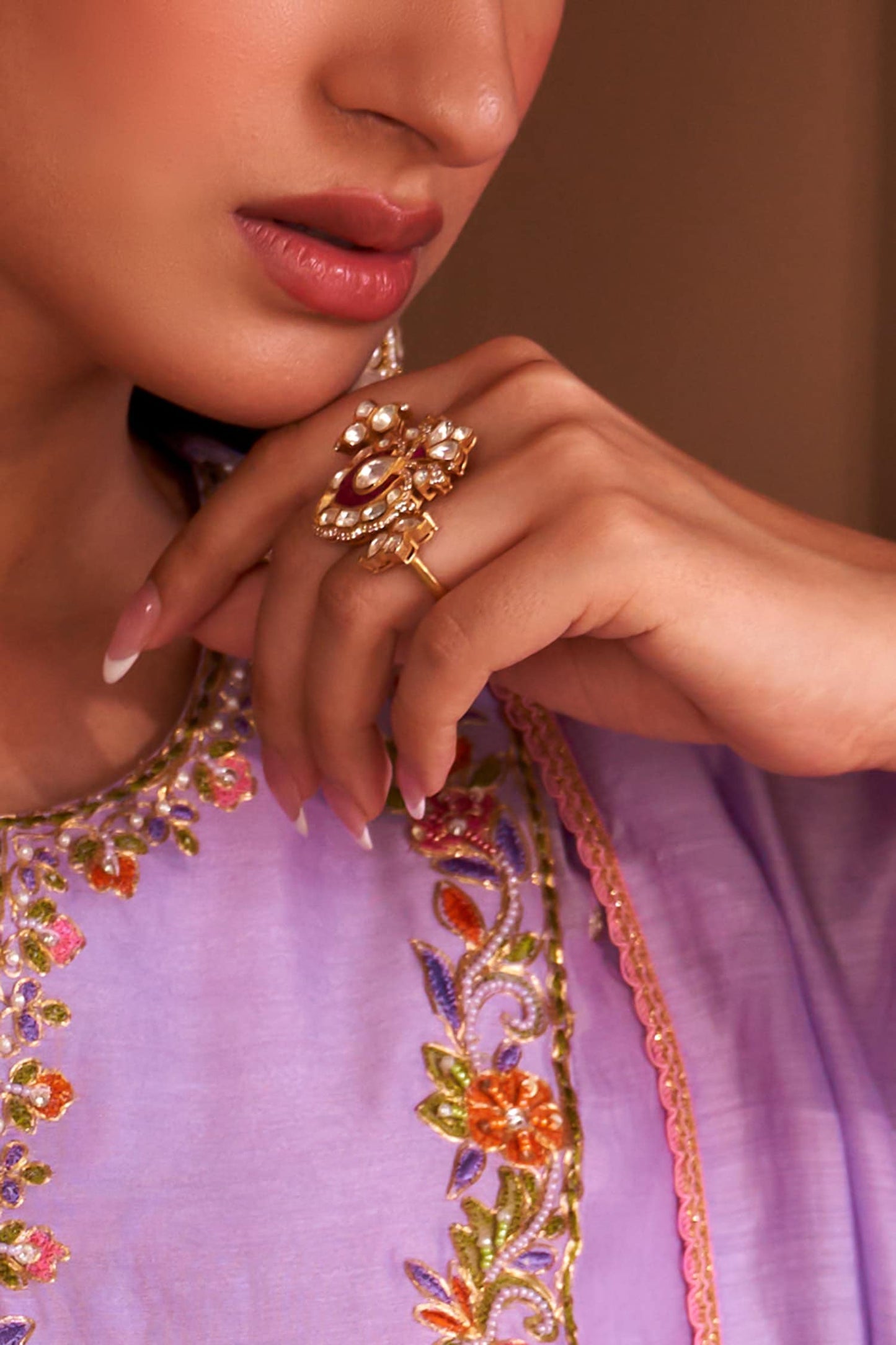 Radhika Polki Ring 