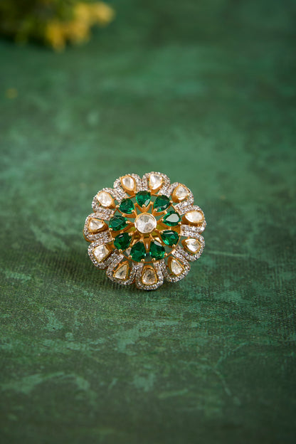 Anvi Polki Ring 