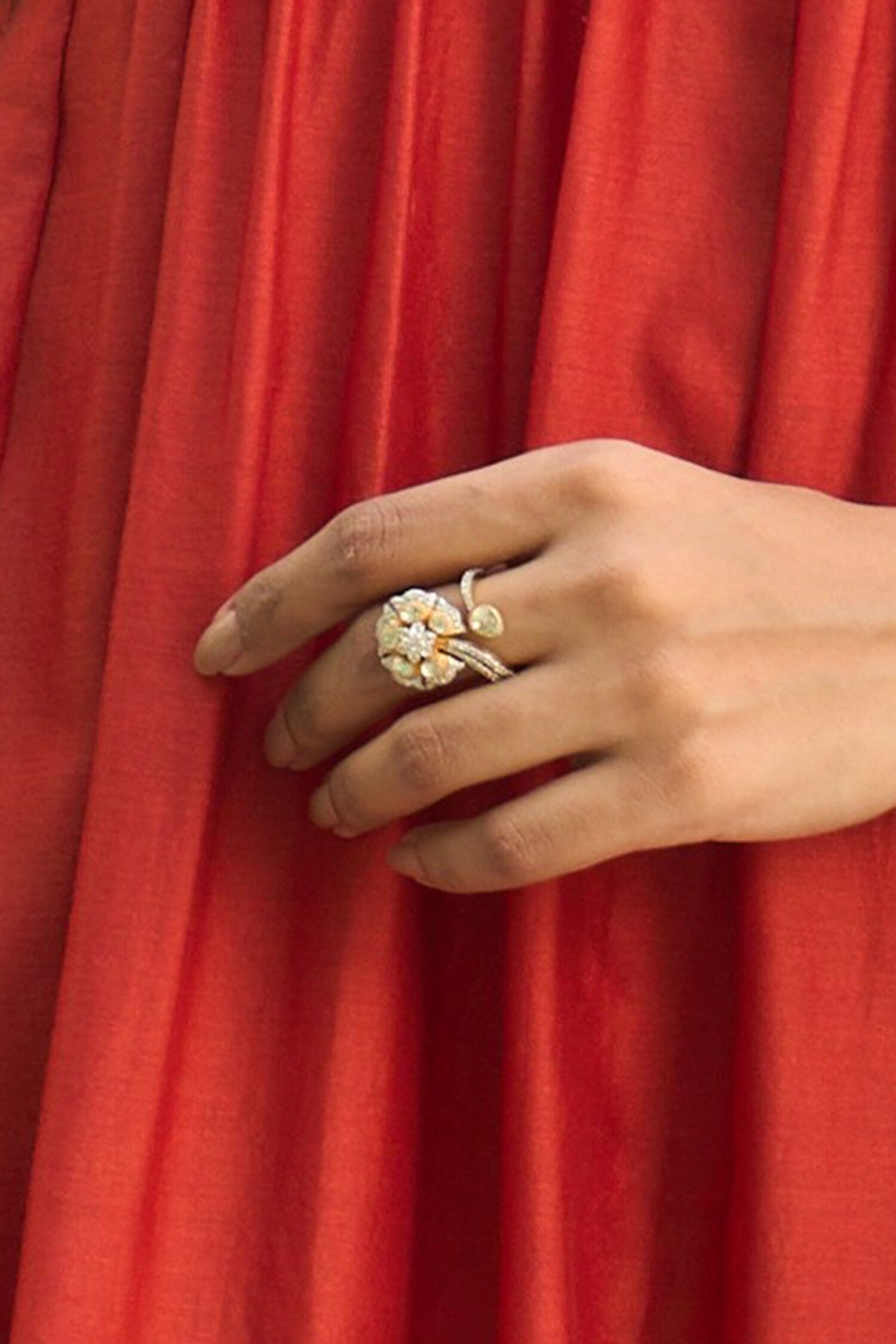 Vanshika Polki Ring 