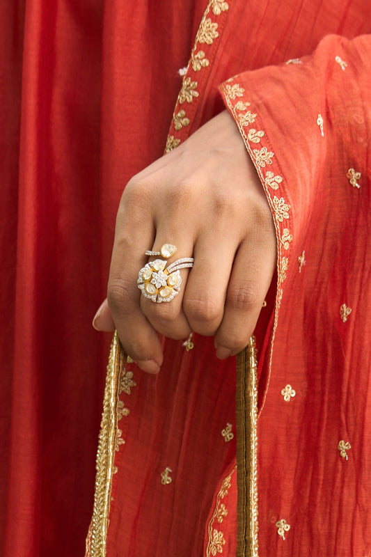 Vanshika Polki Ring 