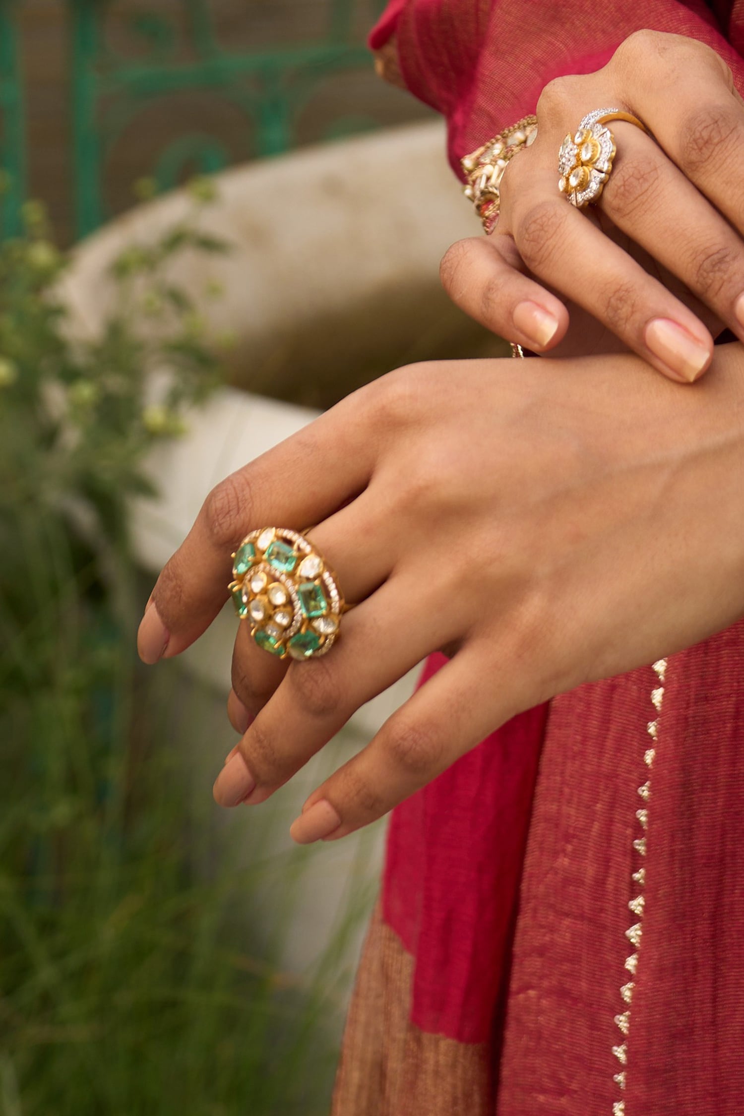 Kamya Polki Ring 