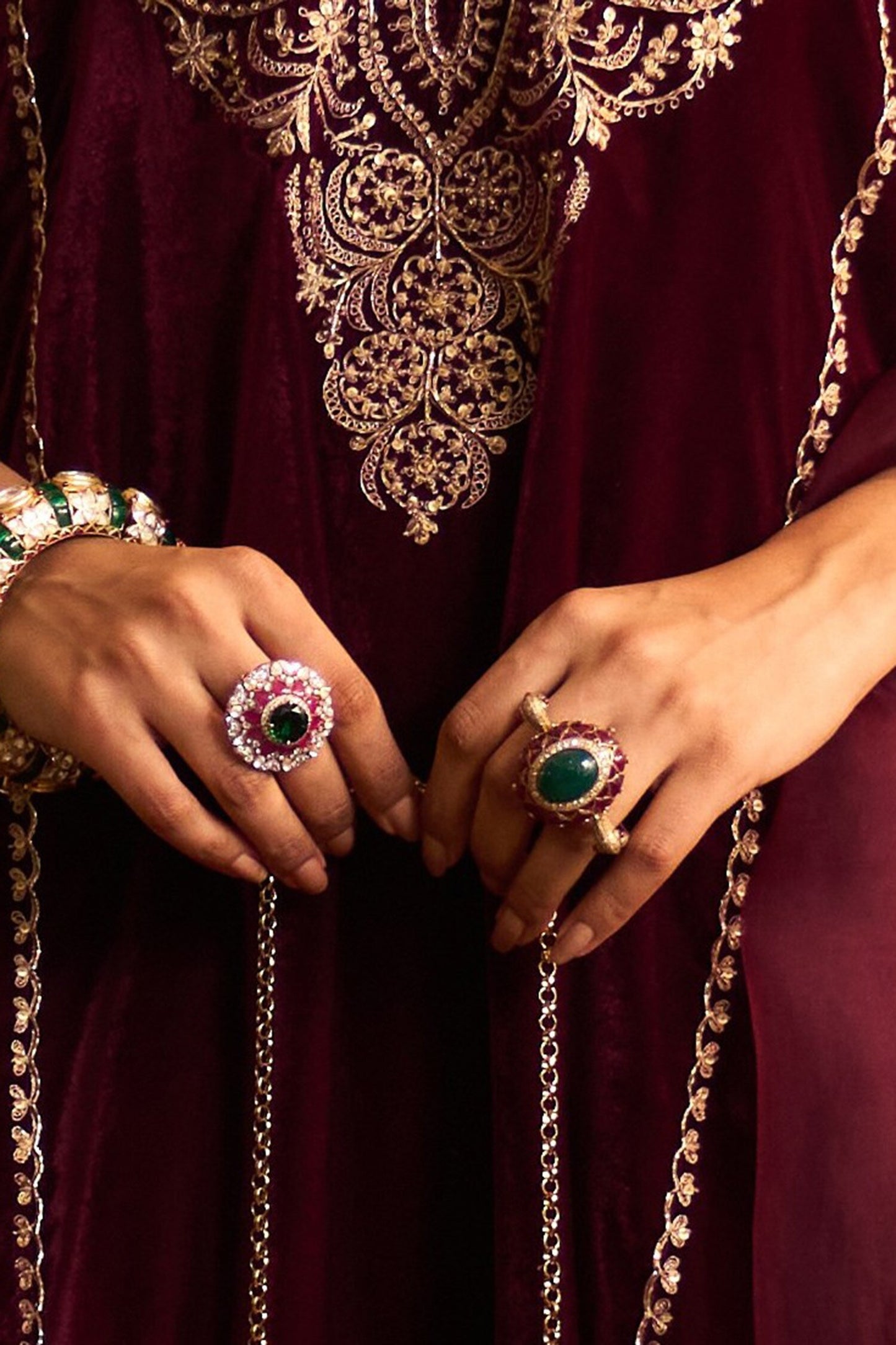 Roshni Polki Ring 