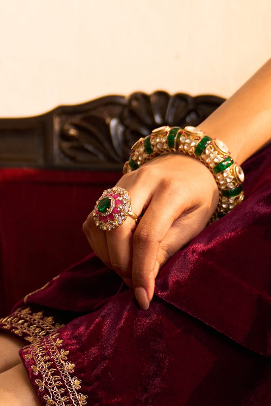 Roshni Polki Ring 