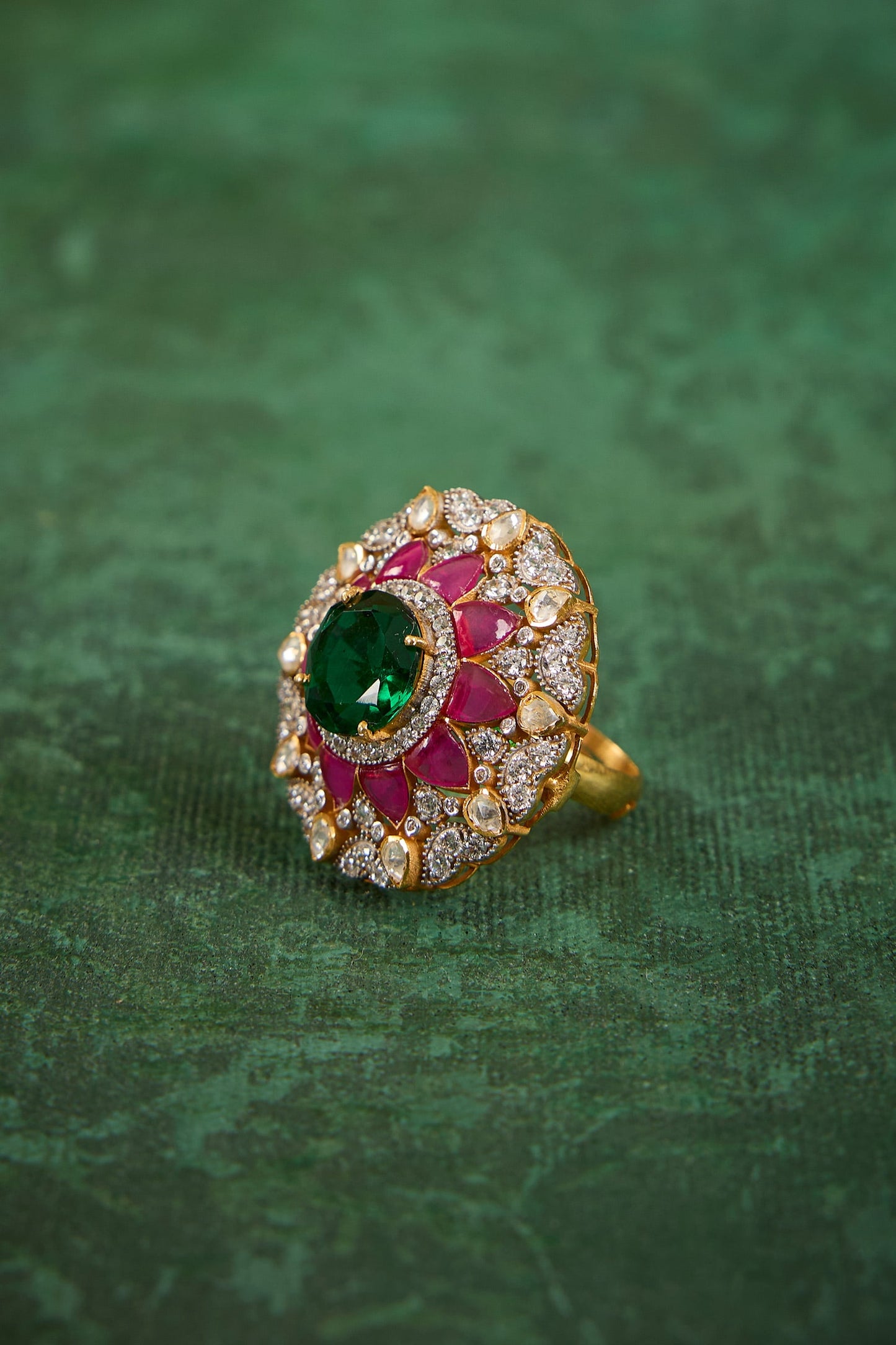 Roshni Polki Ring 