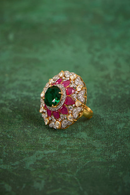 Roshni Polki Ring 