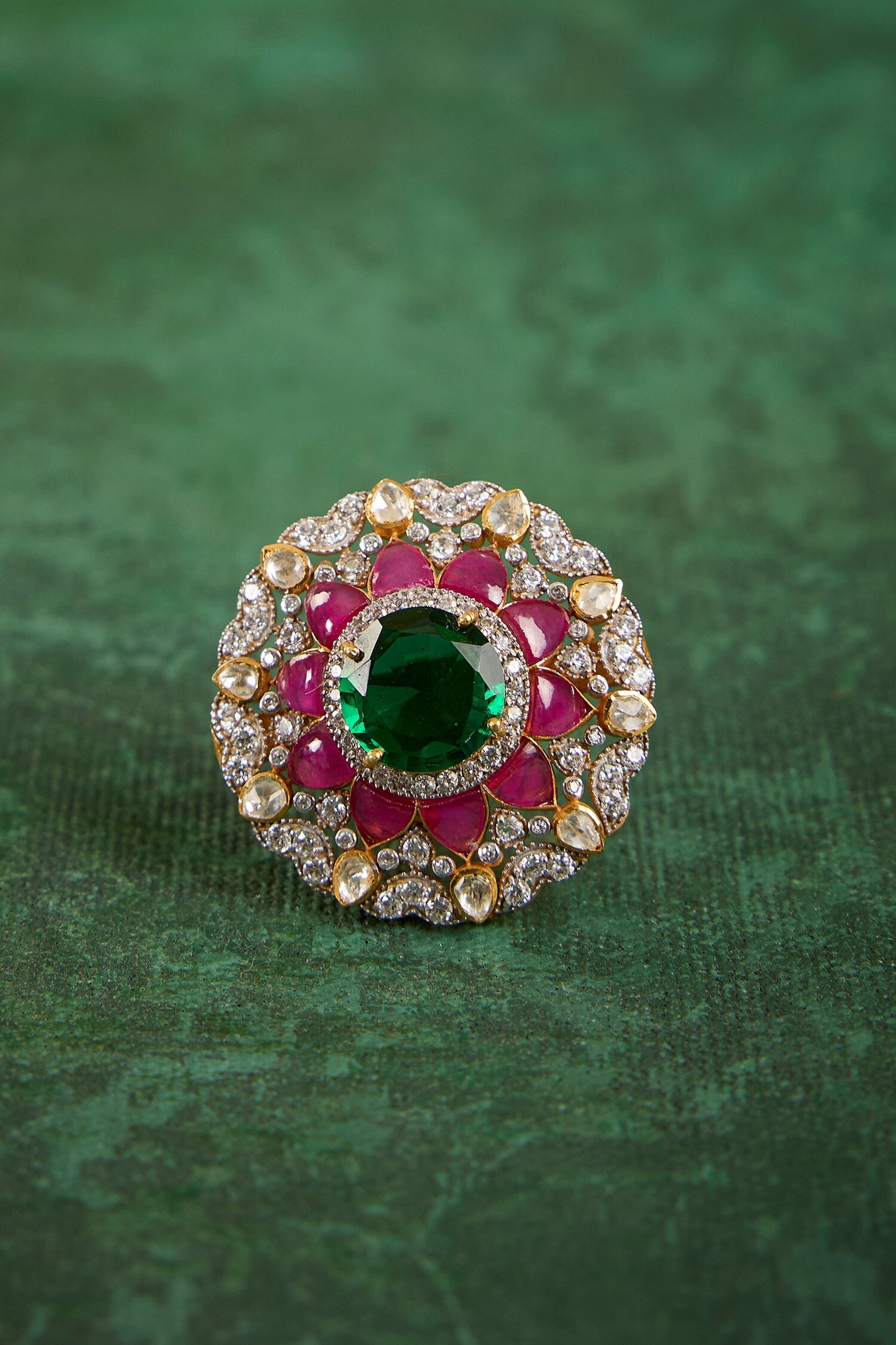 Roshni Polki Ring 