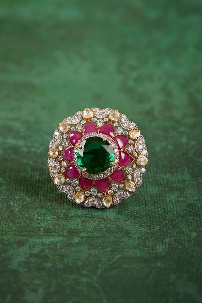 Roshni Polki Ring 