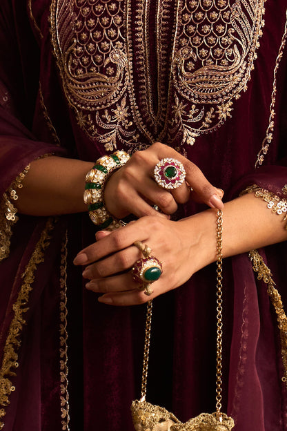 Roshni Polki Ring 