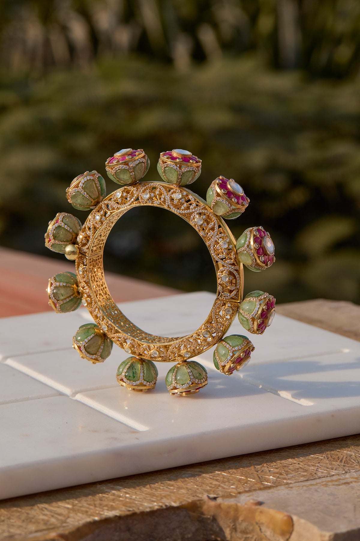 Purvi Carved Kada 