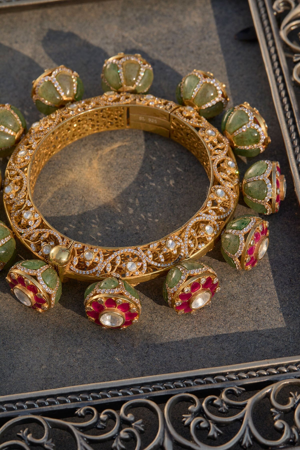 Purvi Carved Kada 