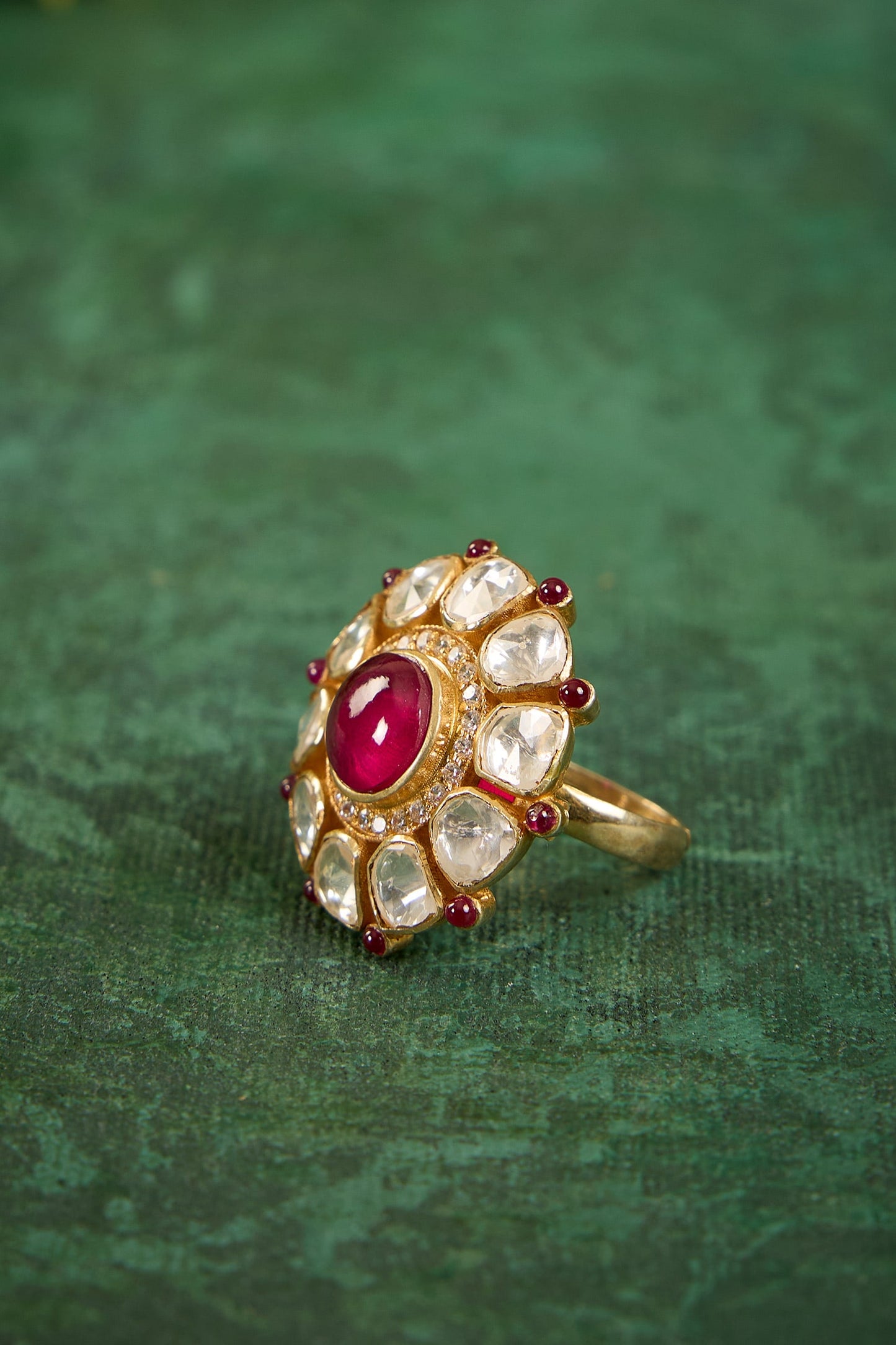Devika Polki Ring 