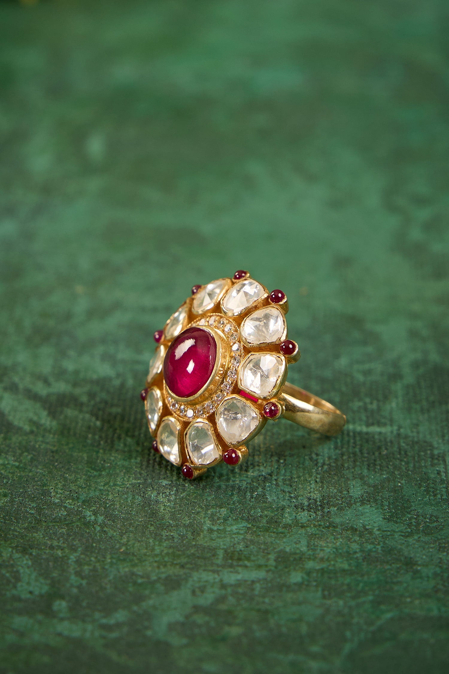 Devika Polki Ring 