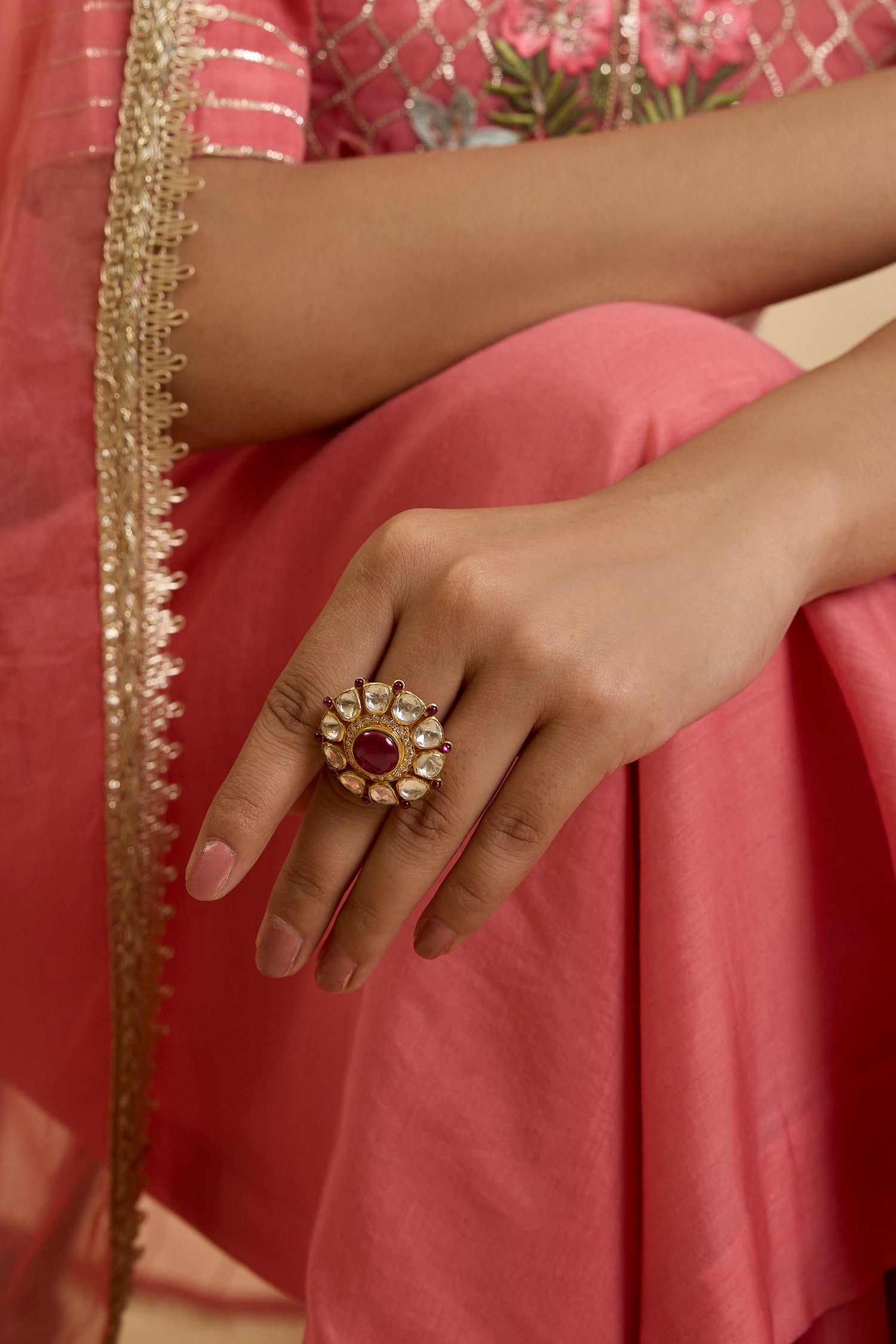 Devika Polki Ring 