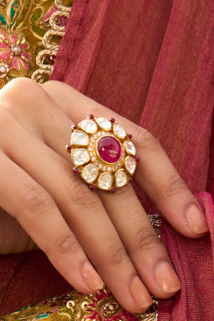 Devika Polki Ring 