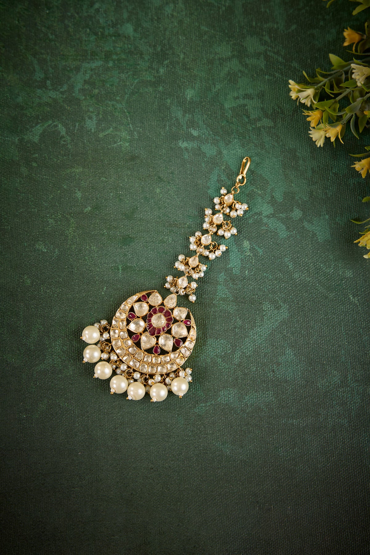 Sana Polki Maangtikka 