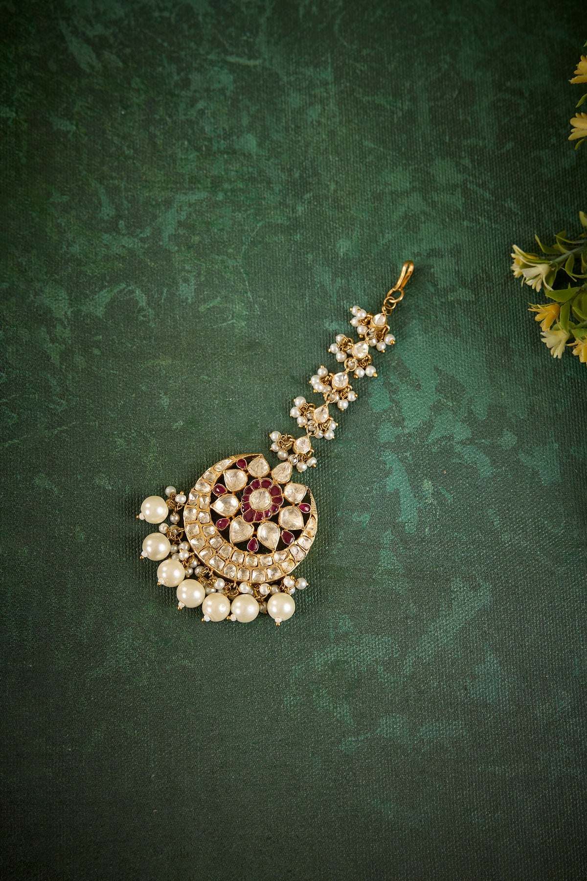 Sana Polki Maangtikka 