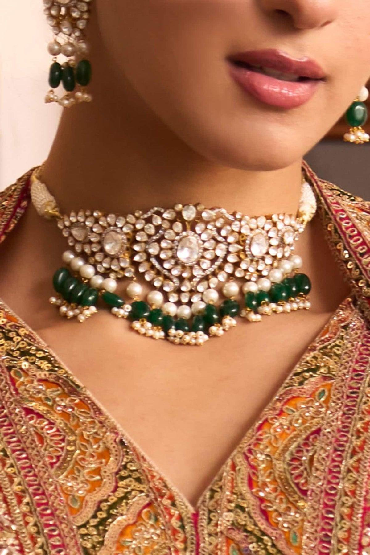 Briza Polki Choker Set 