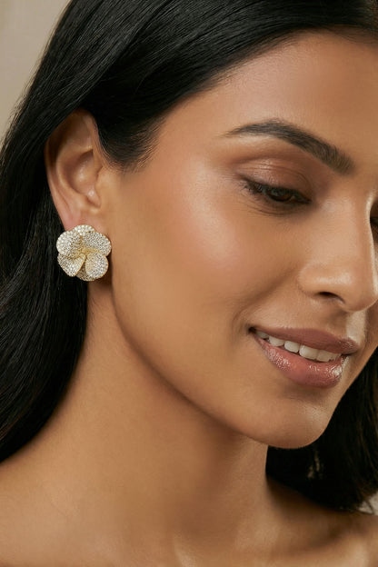 Floral Stud Earrings 