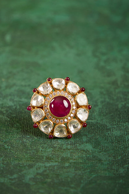 Devika Polki Ring 