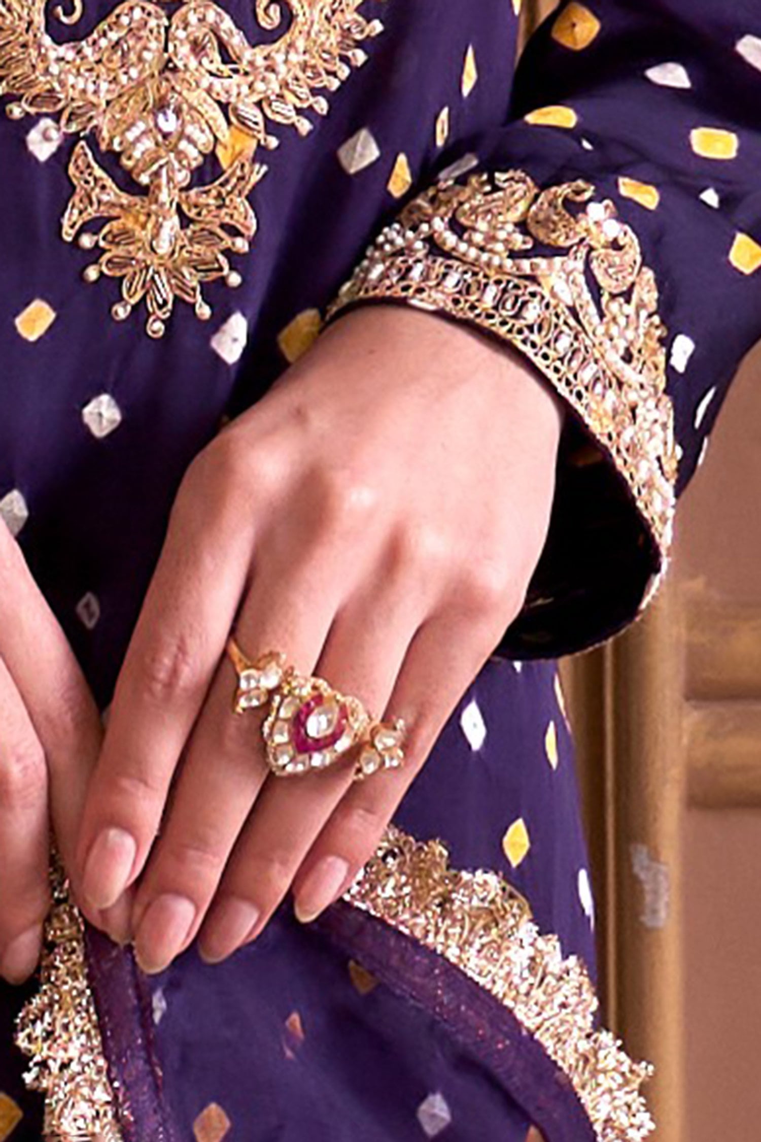 Prabha Polki Ring 
