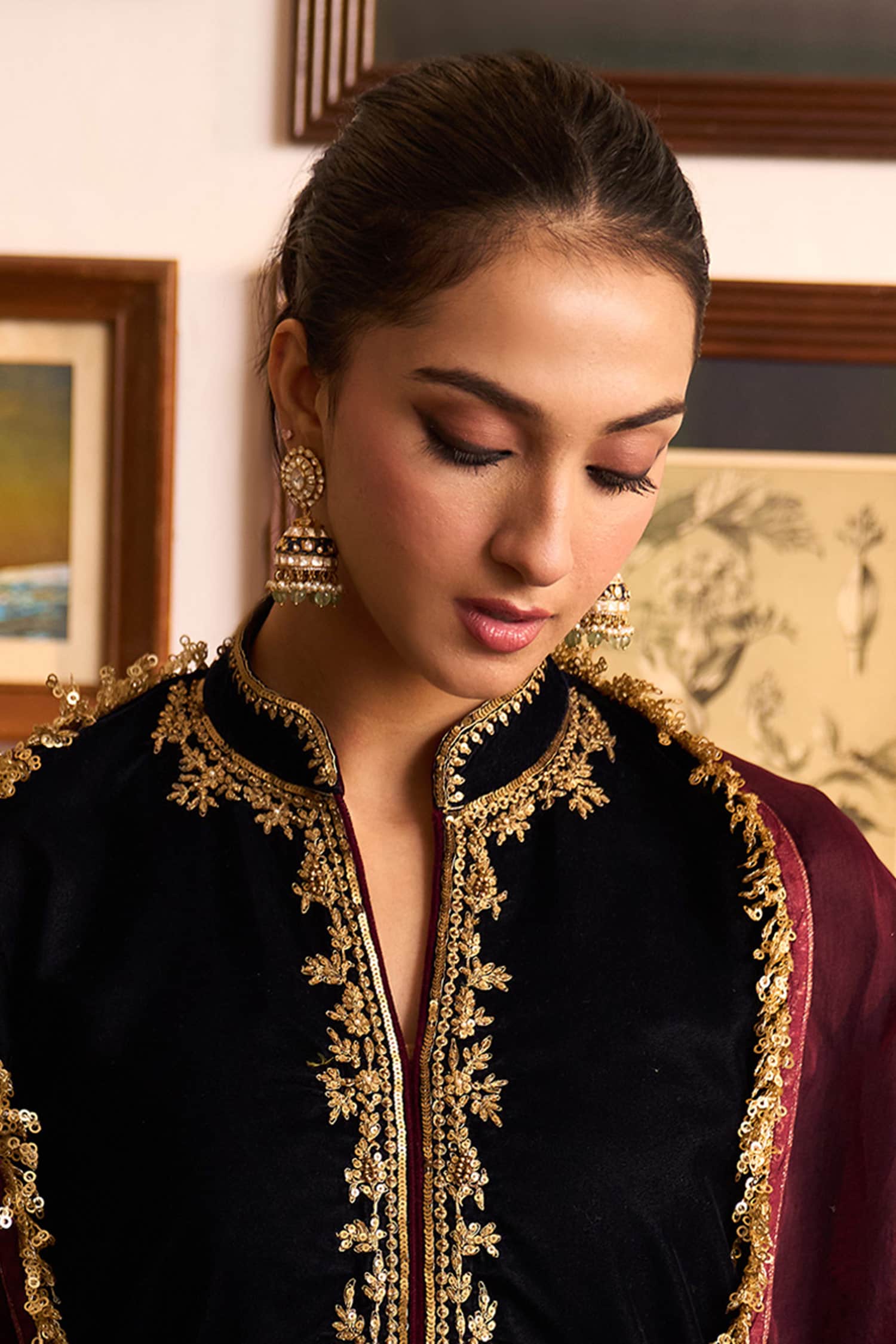 Urmi Enamalled Jhumkis 