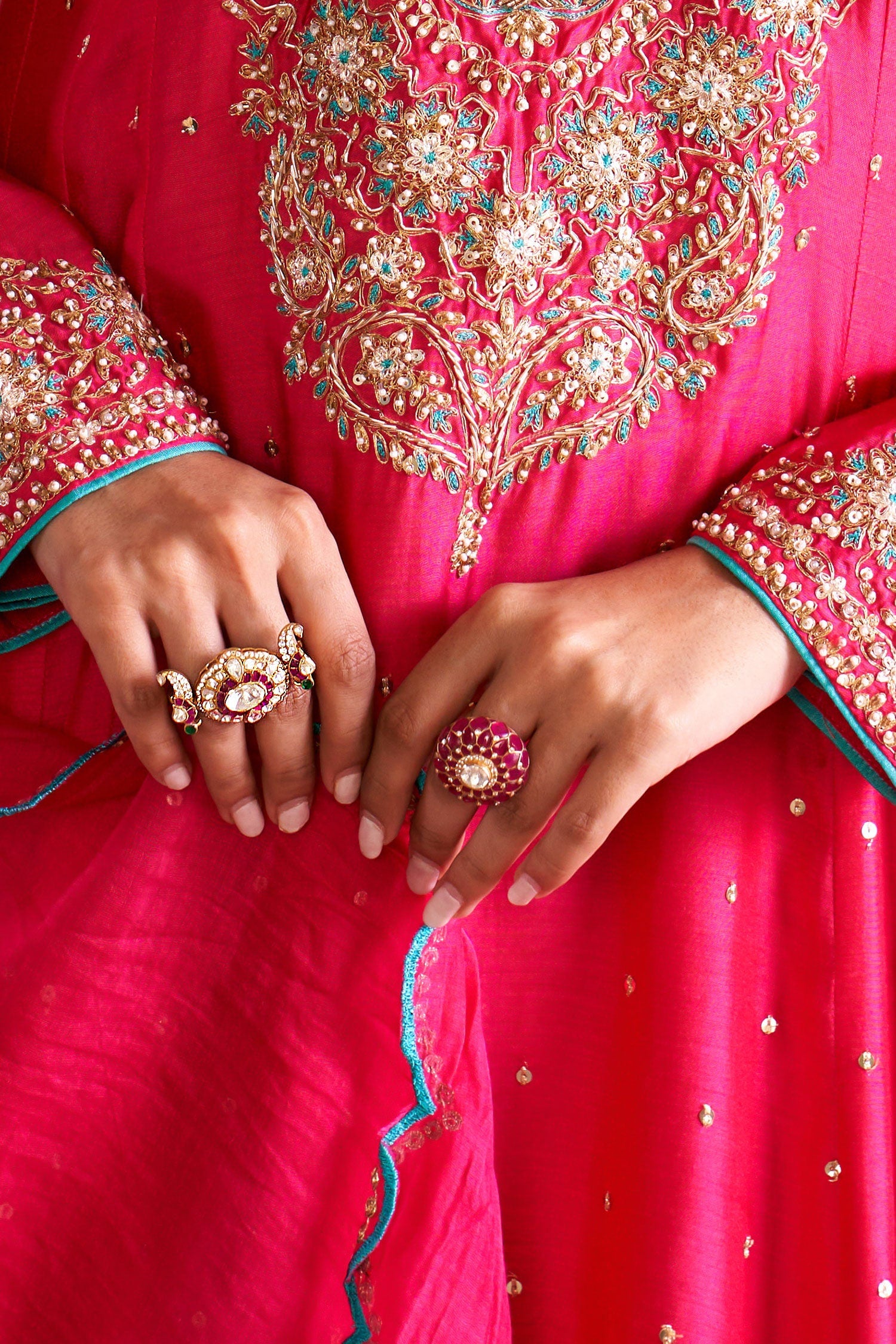 Ambika Polki Ring 