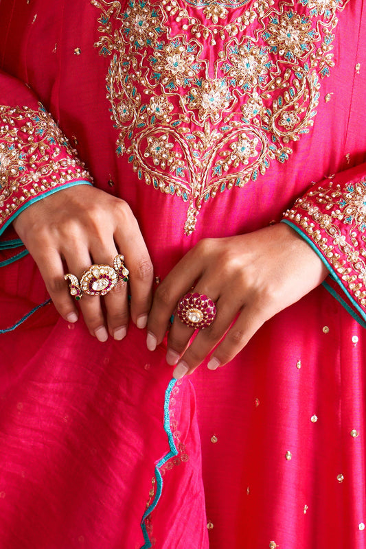 Ambika Polki Ring 
