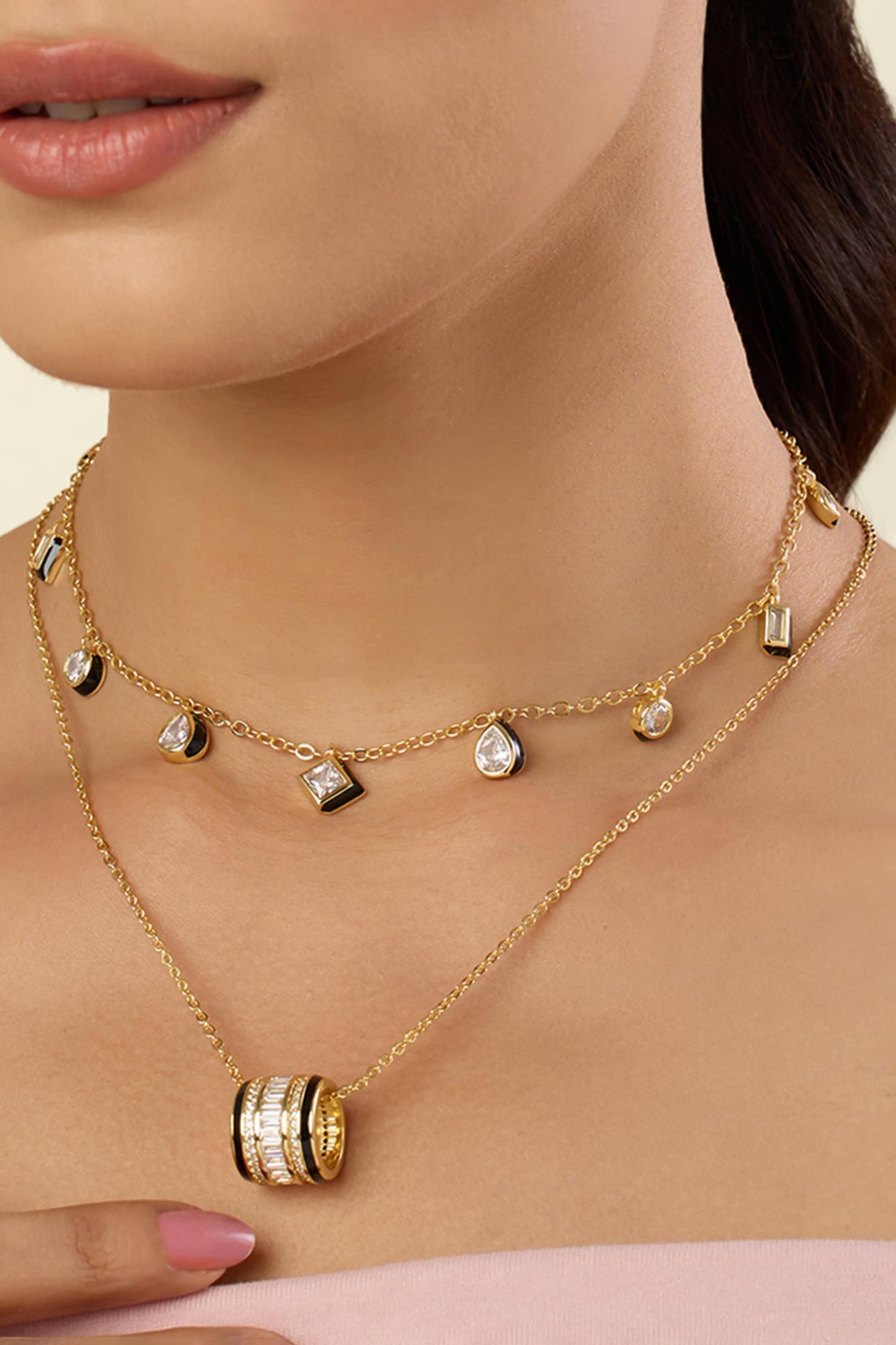 Midnight Muse Necklace - 2 Pcs 