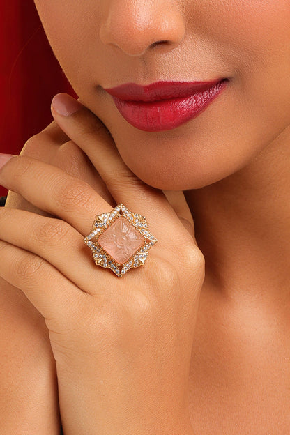 Kundan Embellished Ring 