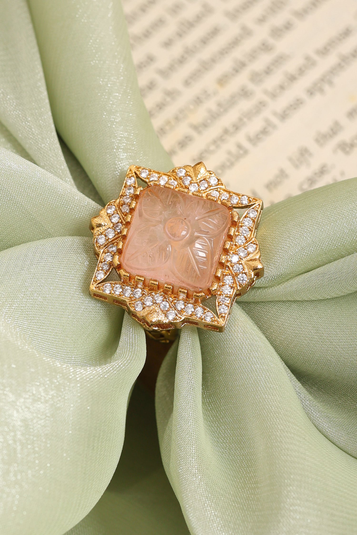 Kundan Embellished Ring 