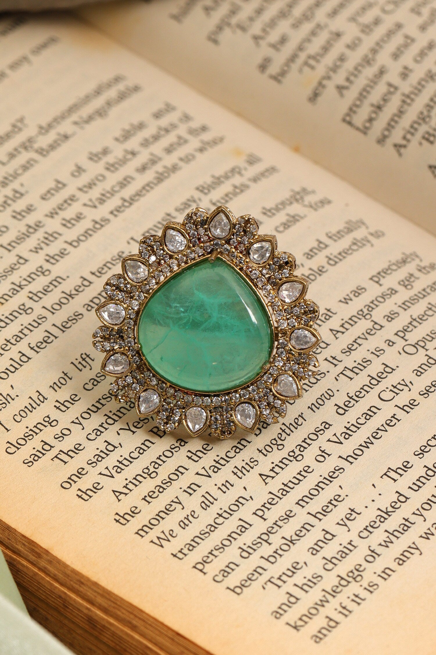 Kundan Embellished Ring 
