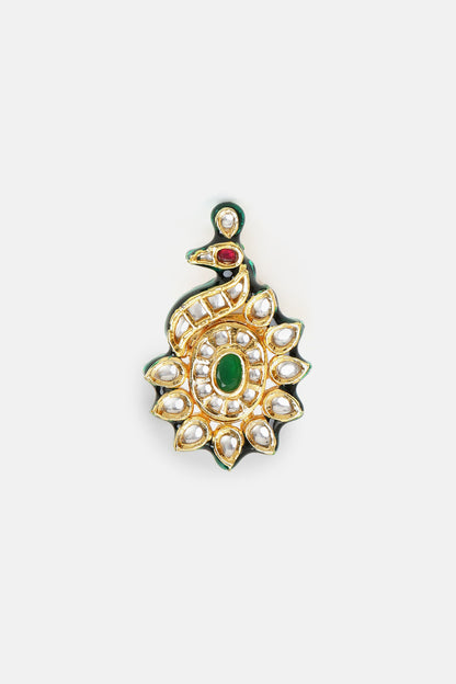 Handmade Kundan Brass Ring 