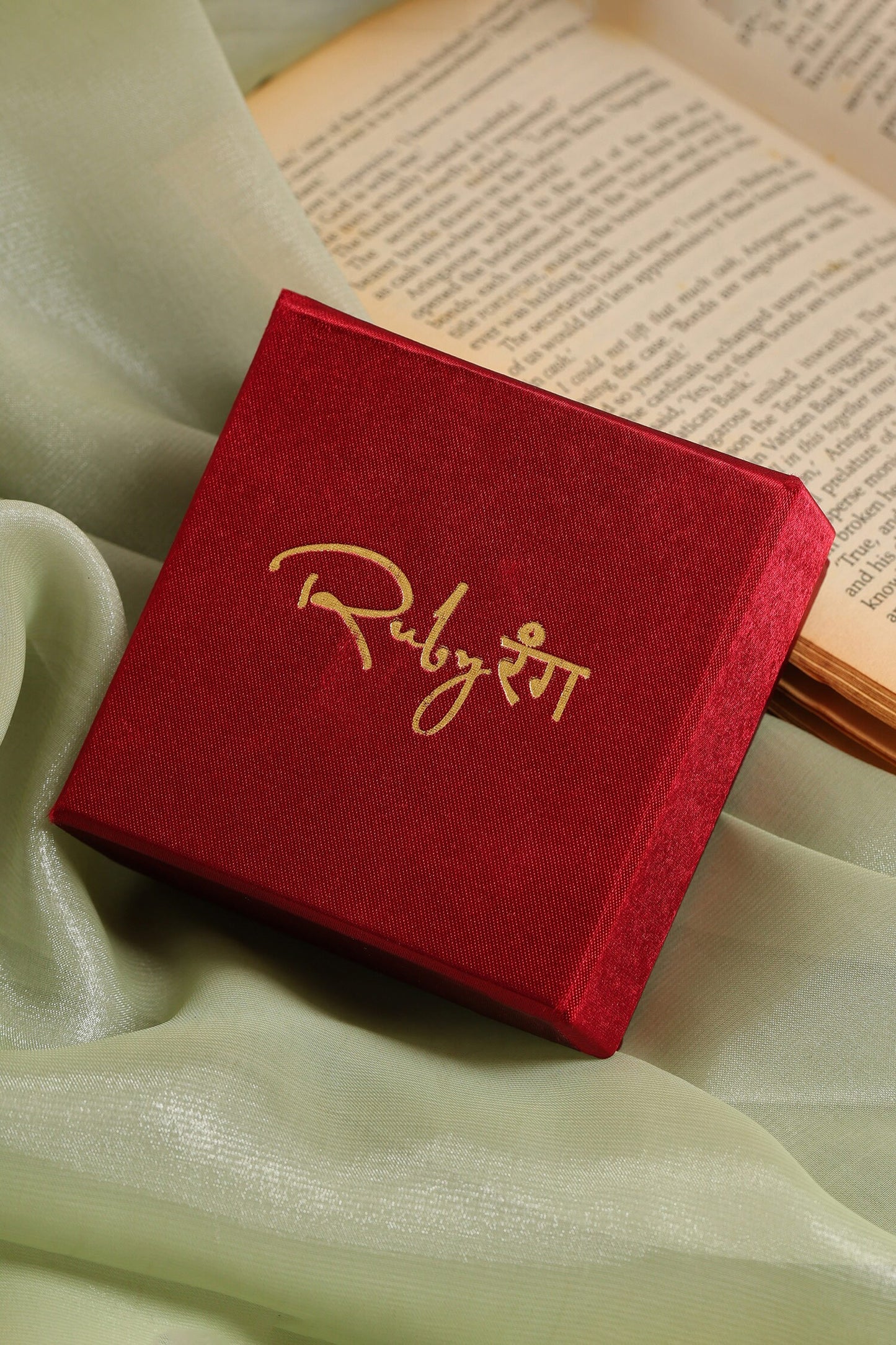 Handmade Kundan Brass Ring 