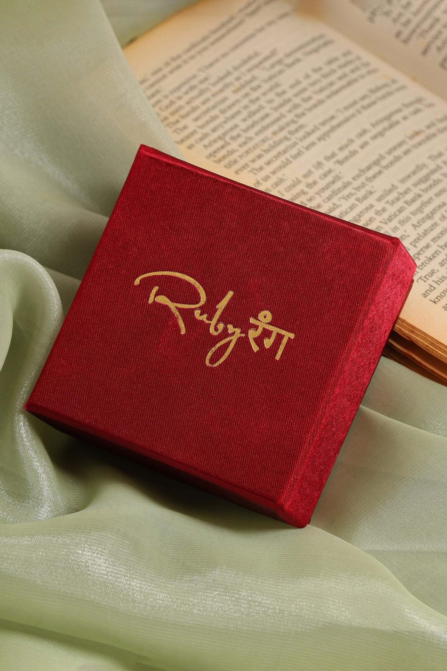 Handmade Kundan Brass Ring 