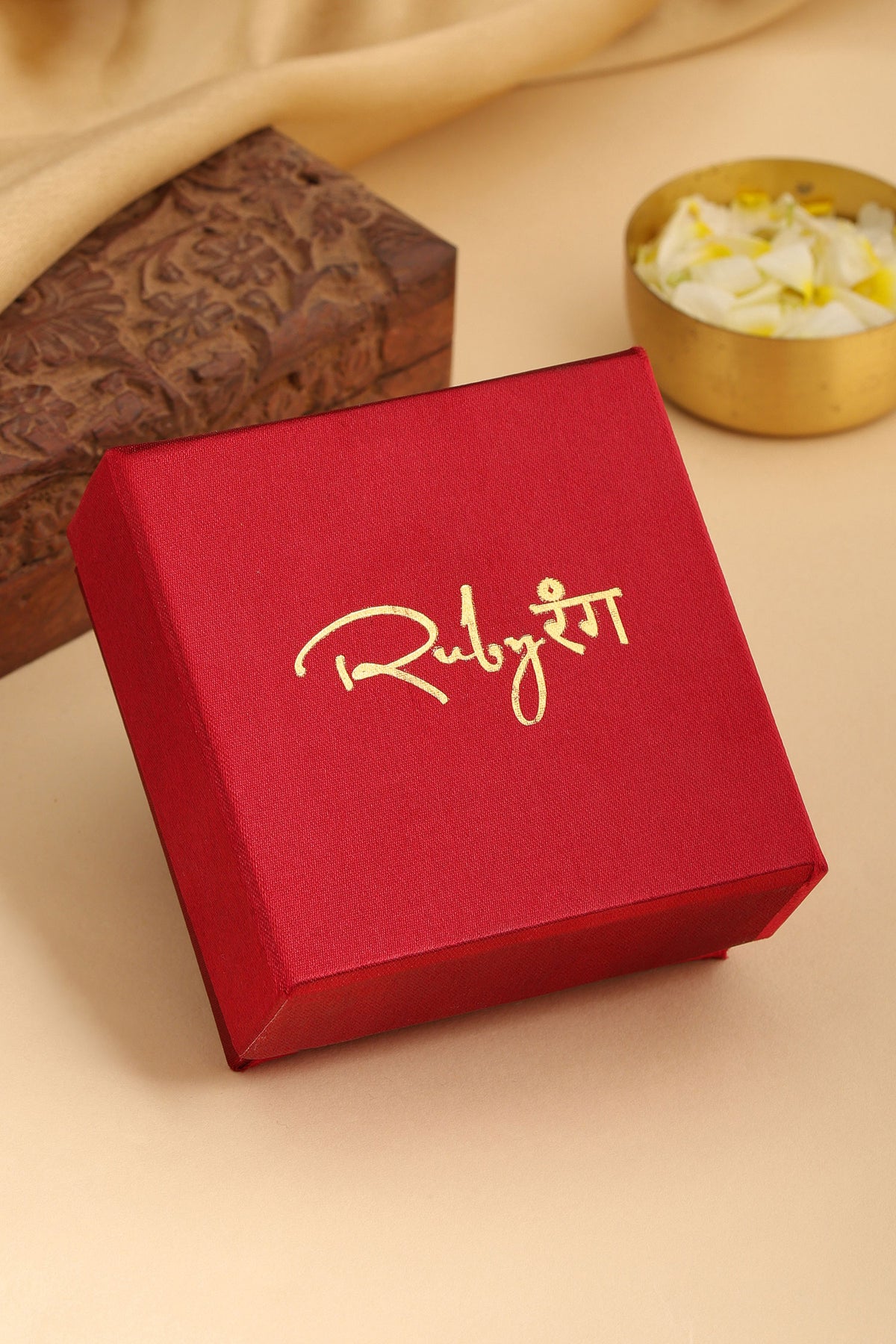Kundan Brass Hair Clip 