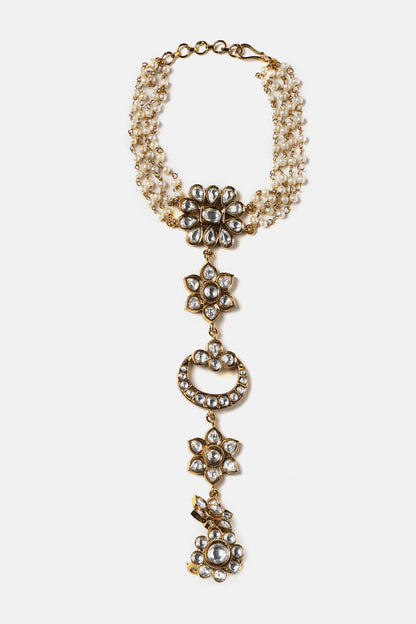 Kundan Embellished Haathphool 