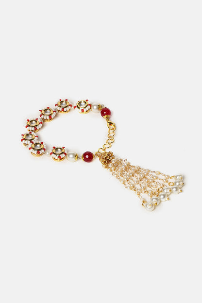 Kundan & Pearl Bracelet 