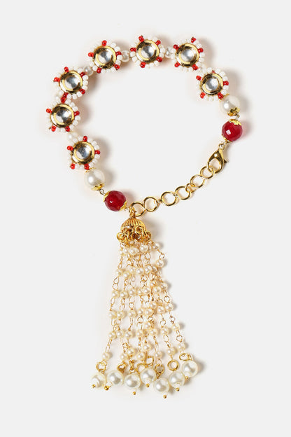 Kundan & Pearl Bracelet 
