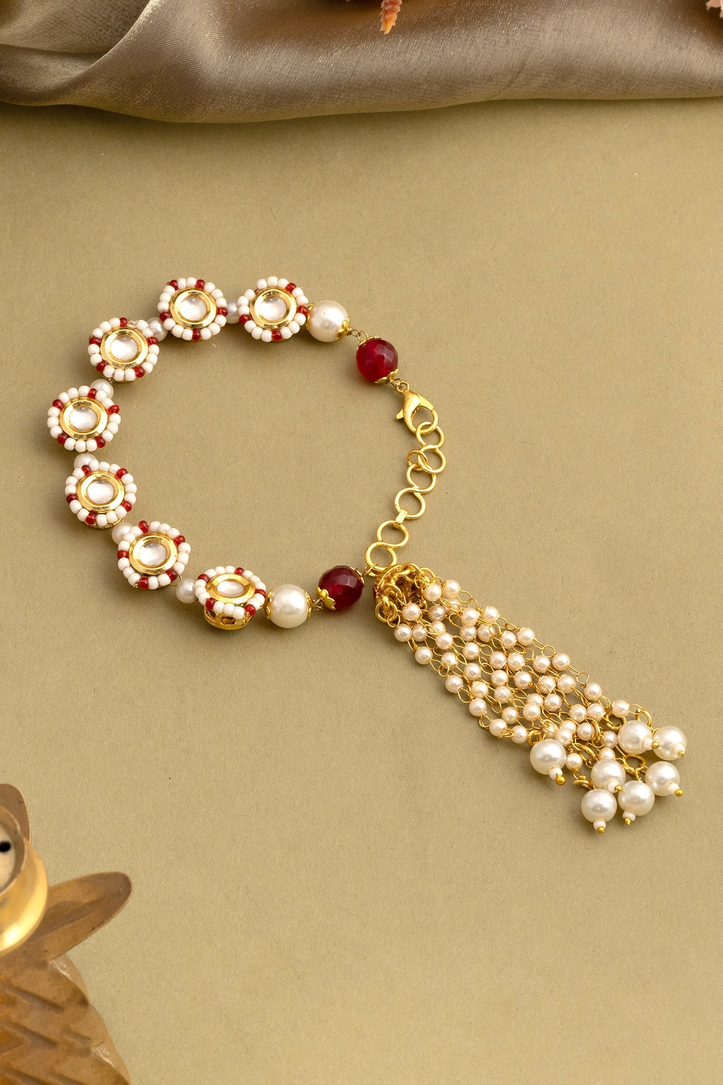 Kundan & Pearl Bracelet 