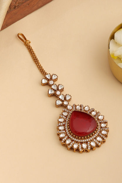 Kundan Embellished Maangtikka 