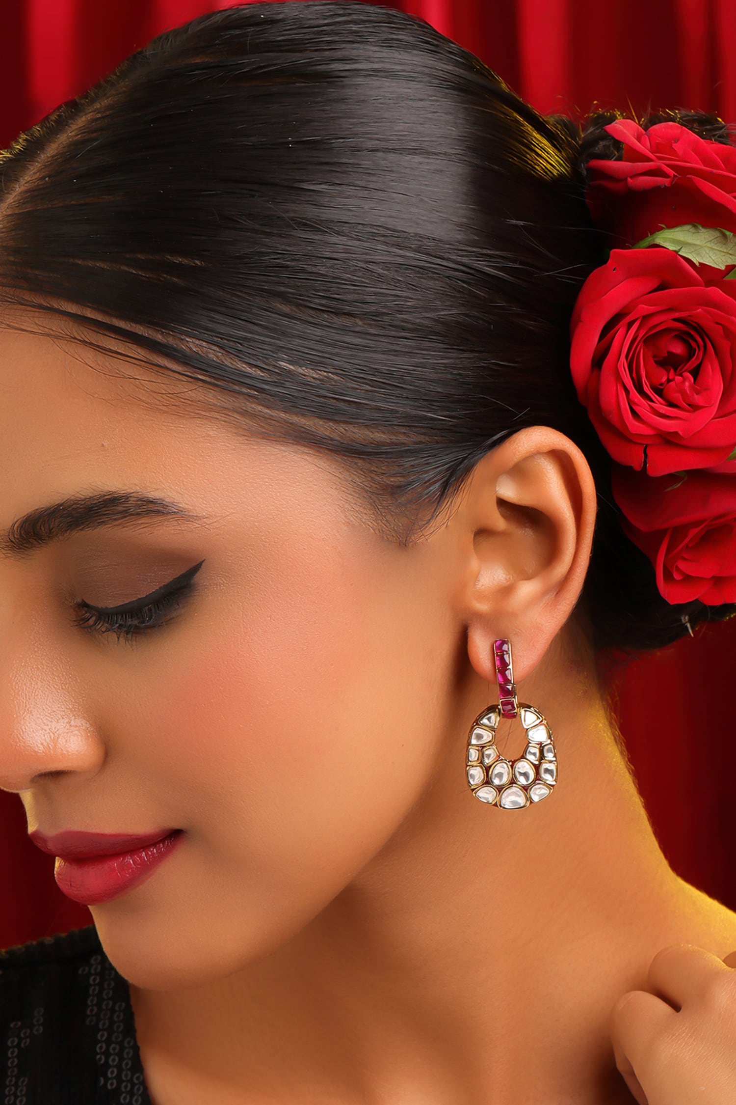 Kundan Embellished Earrings 