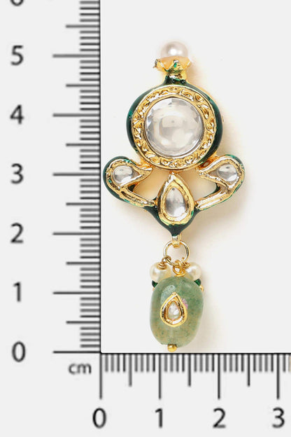 Kundan Pearl Embellished Earrings 