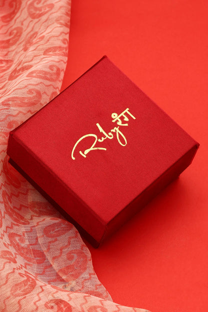 Chandni Kundan Brass Earrings 